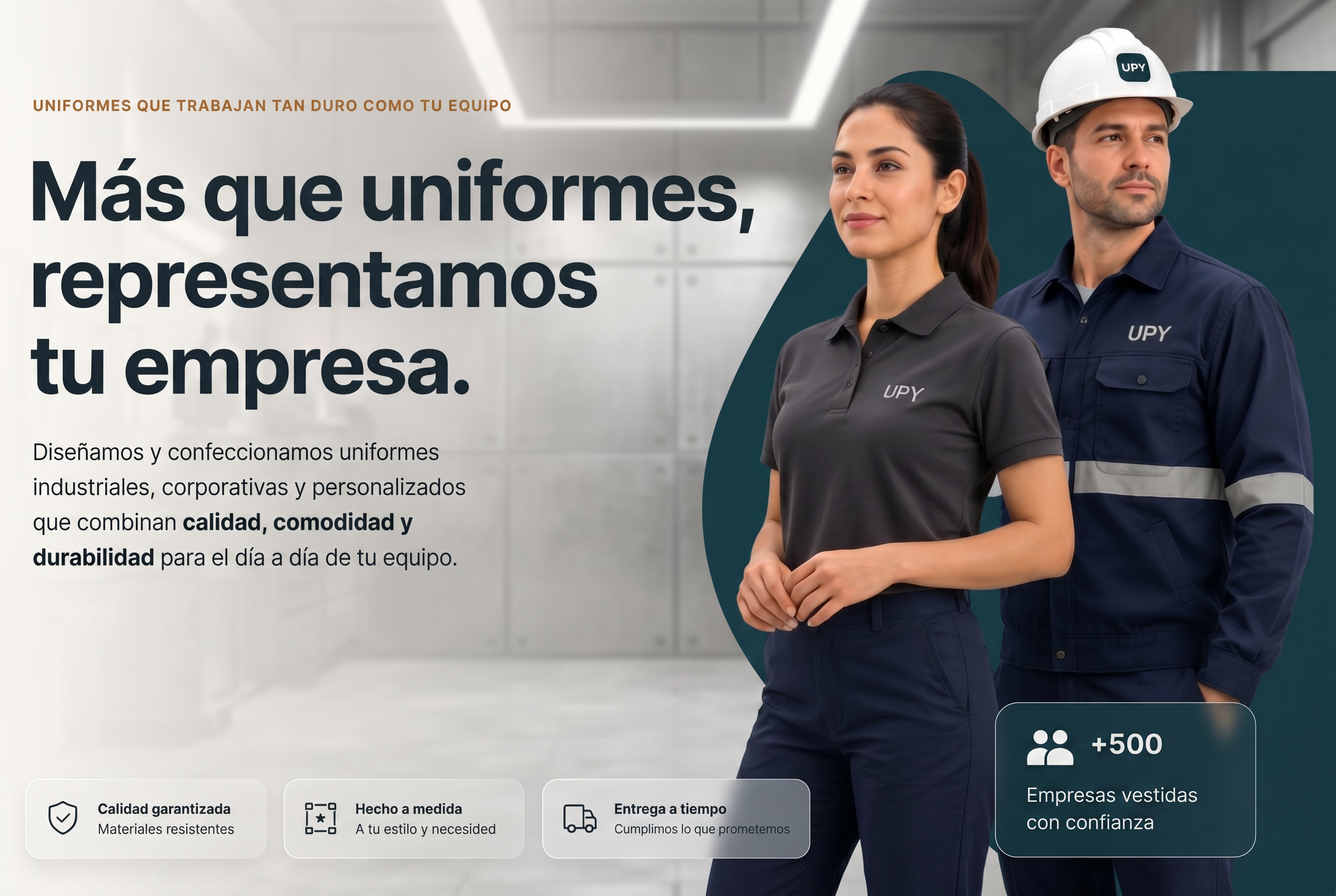 Mas que uniformes, representamos tu empresa.